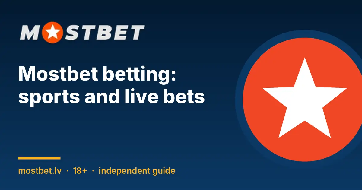 Mostbet sports betting guide cover